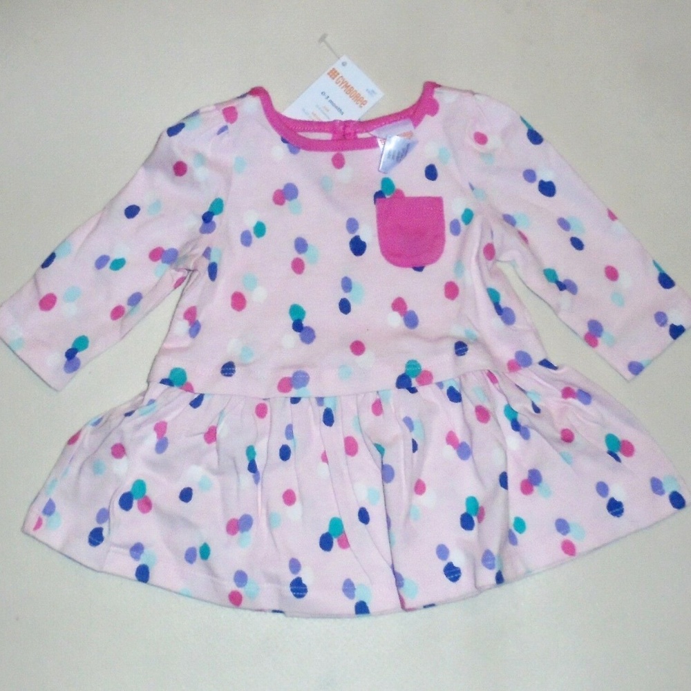 Gymboree Girls Dot Dress  3-6 6-12 12-18 18-24